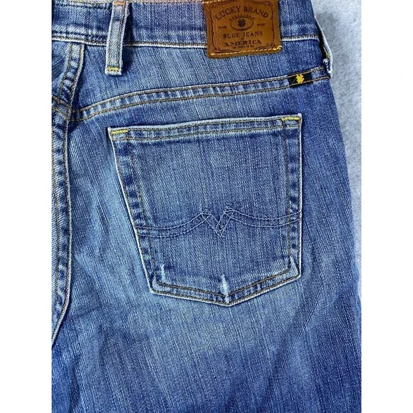 Lucky Brand Jeans Women's 28 Blue Y2K Sweet N Straight Denim Cotton Stretch - Picture 13 of 16